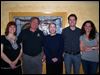  The cast of 'Becky Shaw,' from left: Cindy Bilby as Becky Shaw, Lane Hakel as Max Garrett, Kate Argow as Susan Slater, James MacFarlane as Andrew Porter, and Kate Abu-Absi as Suzanna Slater. The reading will be presented at 8 p.m. Saturday at the Toledo Repertoire Theatre, 16 10th St.