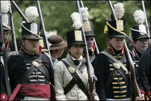 Re-enactments and artillery demonstrations will take place at Fort Meigs Saturday and Sunday.