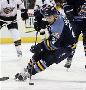 Toledo defenseman Bryan Rufenach was electrocuted while traveling in Switzerland.