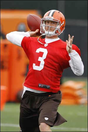 Although he has not been named the starter officially, Browns quarterback Brandon Weeden is playing the role of the No. 1 QB.