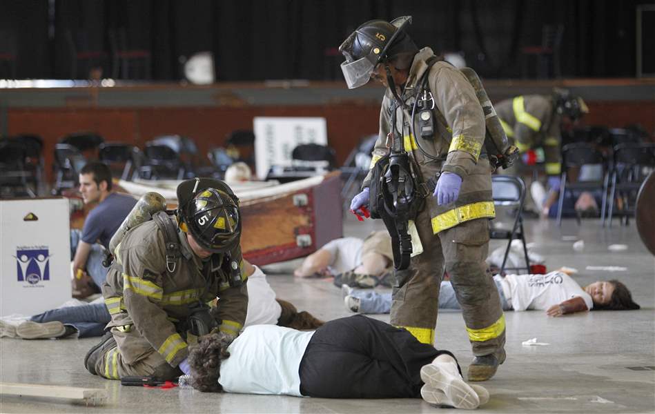 Local safety officers spend day in Homeland Security training exercise
