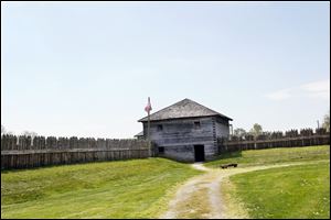 During the war, Fort Meigs in Perrysburg served as a supply chain. The site now contains the largest reconstructed wooden-wall fort in the United States.