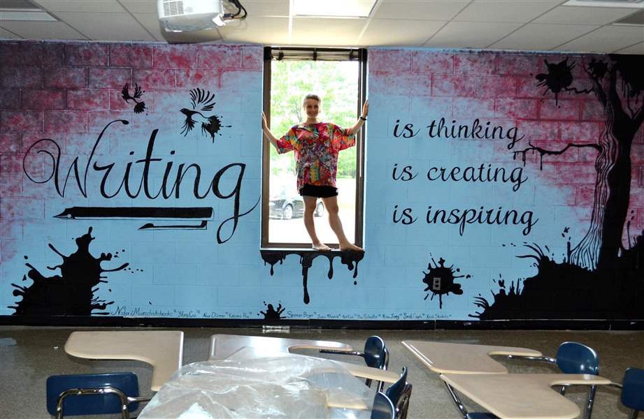 Studentpainted classroom mural a hit at Southview High School The Blade