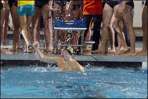 St. Francis graduate Roman Willets earned All-Big Ten second team honors this season at the University of Michigan. He will be competing against Michael Phelps for a spot on the Olympic team.