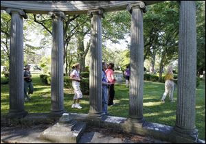 Historic Woodlawn Cemetery on West Central Avenue is known for its art, history, and architecture as well as being the final resting place for 65,000 people.