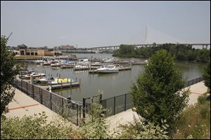 The Skyway Marina, which cost the city of Toledo $6.3 million, brings boaters into downtown, Deputy Mayor Tom Crothers says.