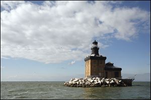 The Toledo Harbor Lighthouse.