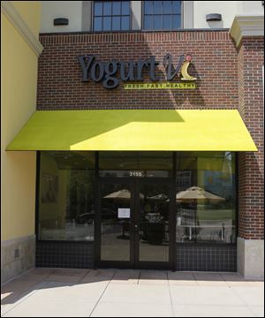 Yogurt Vi at Levis Commons in Perrysburg offers a variety of yogurt flavors and toppings.