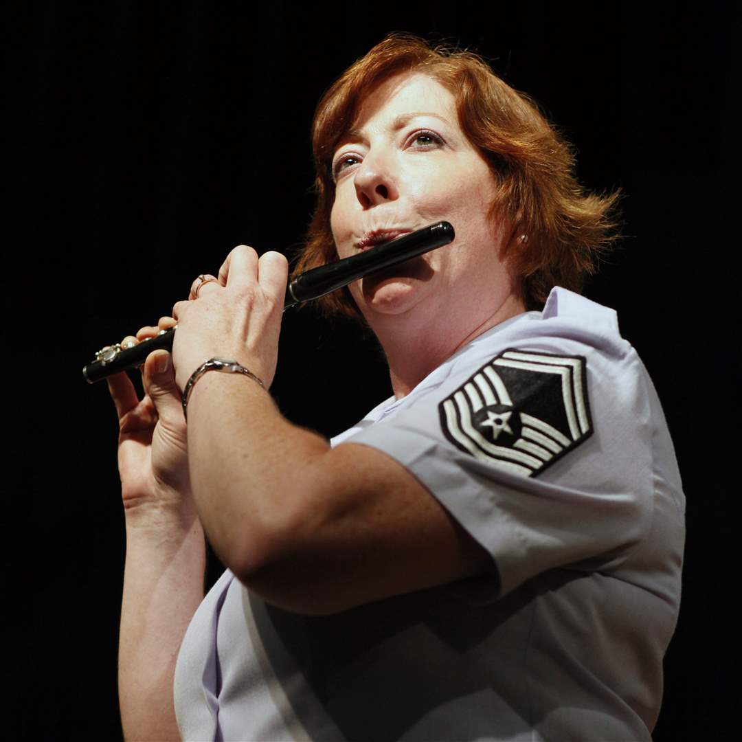 MSgt-Kathleen-Schulak-of-Toledo-plays-the-flute