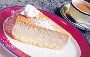 Lindy's famous cheesecake.