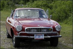 Irv Gordon's Volvo P1800 in Babylon, N.Y.