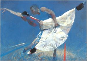 Works by Toledo native Robert Heindel, reminiscent of Degas' dancers, will be on view in Sur St. Clair Gallery at 1 S. St. Clair St. next week.