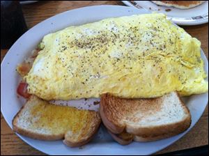 The Grill Cleaner omelet