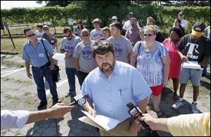Councilman Mike Craig, who represents an East Toledo council district, urges the administration to not raze the Ravine Park pool.