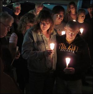 Lori Ann Hill was the subject of a candlelight vigil in October, 2010, at the Fulton County Courthouse in Wauseon. Miss Hill was a freshman at Swanton High School when she was beaten to death. 