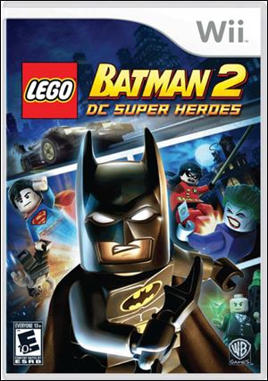 Lego Batman 2: DC Super Heroes; Grade * * * 1/2; System: Xbox 360, PS3, PS Vista; Nintendo Wii; DS, 3DS, and PC; Published by: Warner Bros.; Genre: action/adventure; ESRB rating: E10+.