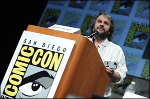 Peter Jackson speaks at the 
