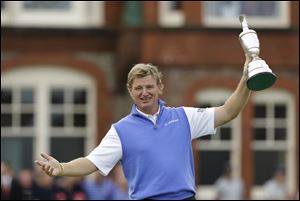 Ernie Els started the final round six shot back, but shot a 68 and held the claret jug for the second time. In 2002, he won in a playoff.