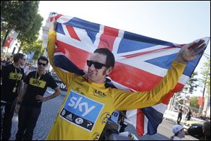 Bradley Wiggins become the first Englishman to win the Tour de France.