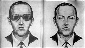 Artist's sketch released by the FBI shows the skyjacker known as 'Dan Cooper' and 'D.B. Cooper.'