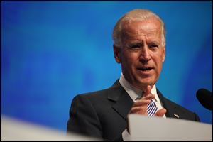 Vice President Joe Biden tells delegates to the American Federation of Teachers' convention at Detroit's Cobo Center that they are 