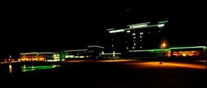 ProMedica has agreed to dim the lights on its sign at Flower Hospital by 50 percent, but area residents say it's not enough. Sylvania is considering alterations to its code on signs.