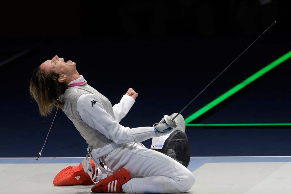 APTOPIX-London-Olympics-Fencing-Women-Italy-Valentina-Vezzali