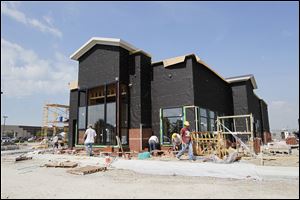 The Chick-Fil-A under construction at 10315 Fremont Pike in Perrysburg.
