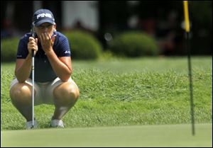 Angela Stanford made a late charge on Sunday, firing a 66 to finish in second place.