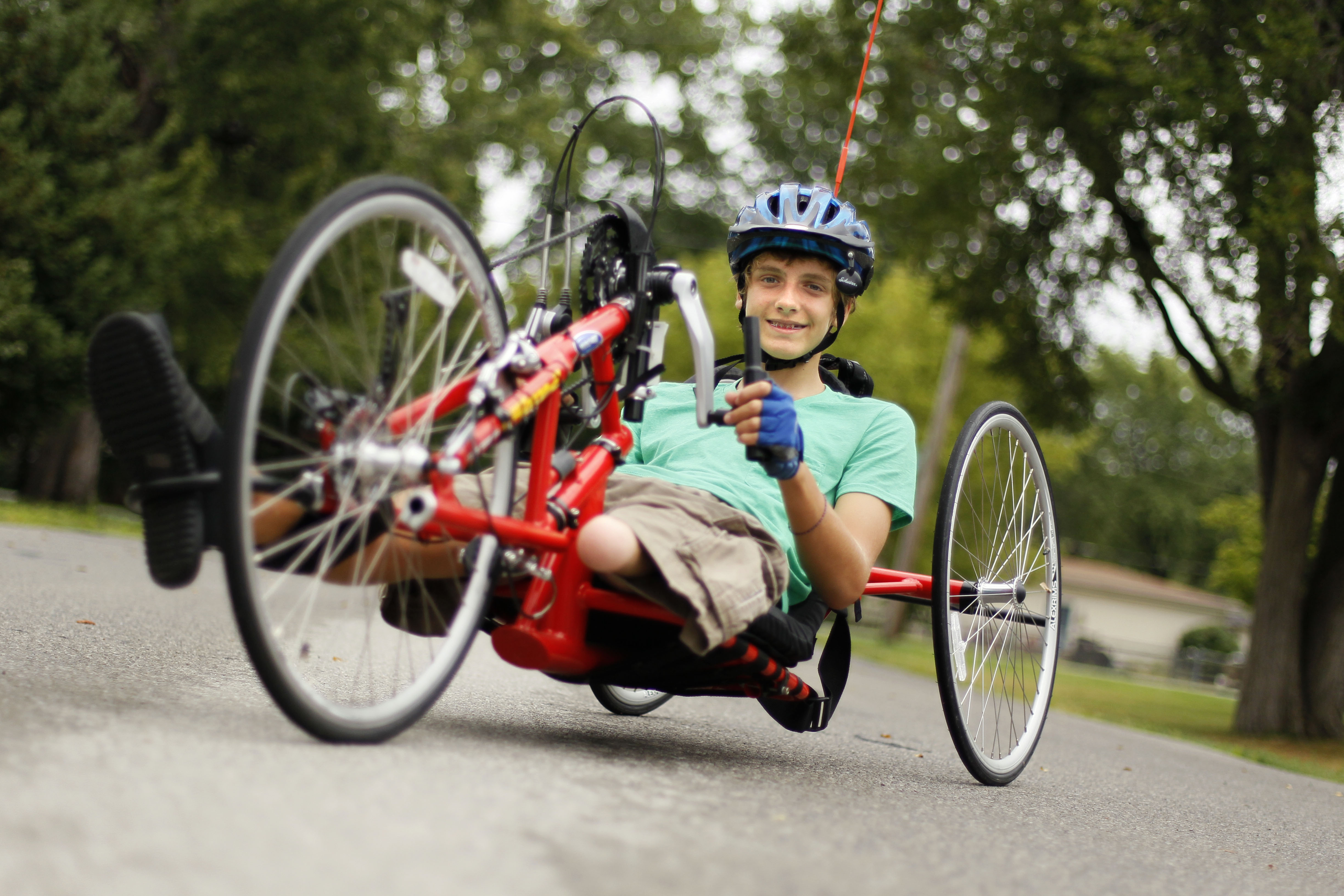 Recumbent ride expands opportunities for amputee The Blade