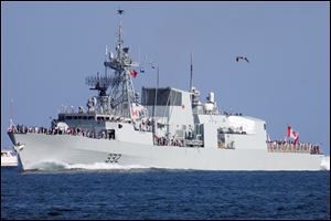 The HMCS Ville de Quebec delivered 79.2 million pounds of food and relief supplies to Somalia in 2008.