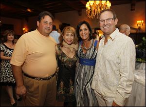 From left, Bobby and Sharon Kripke with Meg and Bob Milano at the Wellness Concert.