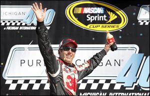 Greg Biffle won for the third time at Michigan International Speedway with his victory Sunday in the Pure Michigan 400.