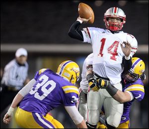 DeShone Kizer of Central Catholic passed for 1,226 yards last year for the Irish, who are picked to finish second.

