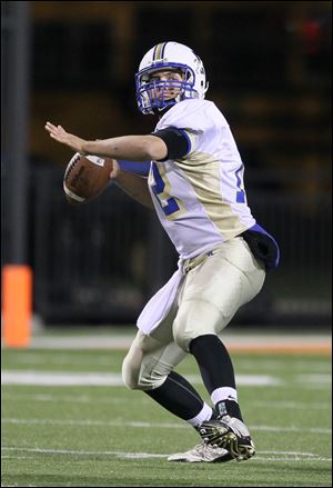 Paul Cosiano of Findlay threw for 2,032 yards and 19 TDs last year in an offense that averaged 38 points per game.



