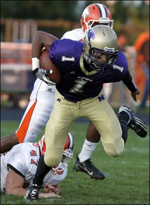 Maumee's Dominique King led the NLL in the receiving yardage last season with 770 yards on 34 catches.