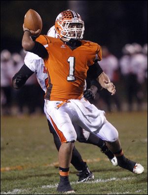 Southview quarterback Austin Valdez , who has committed to play at Bowling Green State University, threw for 1,820 yards and 13 TDs.
