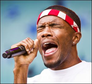 Frank Ocean performs at the Oya music festival on Aug. 9 in Oslo, Norway. The rising star, who revealed on his blog last month that his first love was a man, is technically an R&B singer. 