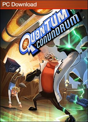 Quantum Conundrum; Grade: * * * 1/2; System: Xbox 360, PS3, PC; Published by: Square Enix; Genre: Puzzle; ESRB Rating: Everyone.