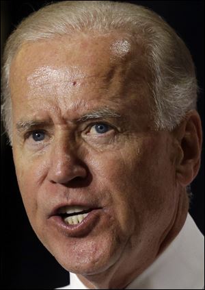 Vice President Joe Biden is to visit Ohio before his boss stops in Toledo and Cleveland.