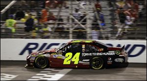 The 41-year-old Jeff Gordon battled an ill-handling car early Saturday night, then took off at the end to finish second to race winner Clint Bowyer at Richmond International Raceway. His finish wrested the final berth in the Chase for the Sprint Cup championship away from Kyle Busch.