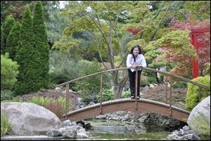 Maggi Dandar poses for a photograph at the Schedel Garden Party.