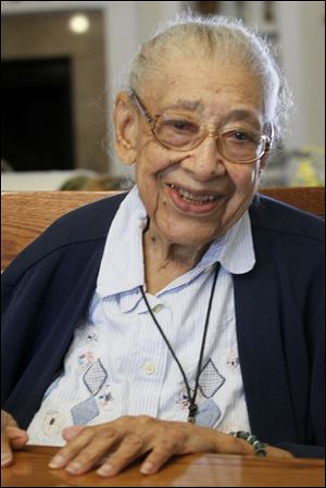 Ida Burks of Perrysburg will be 100 on Sept. 28. Her caregivers hope for a presidential letter and recognition from the 'Today Show.'