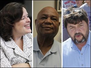 Councilman Phil Copeland, center, has turned down pay for missed meetings. Lindsay Webb and Mike Craig have not done so.