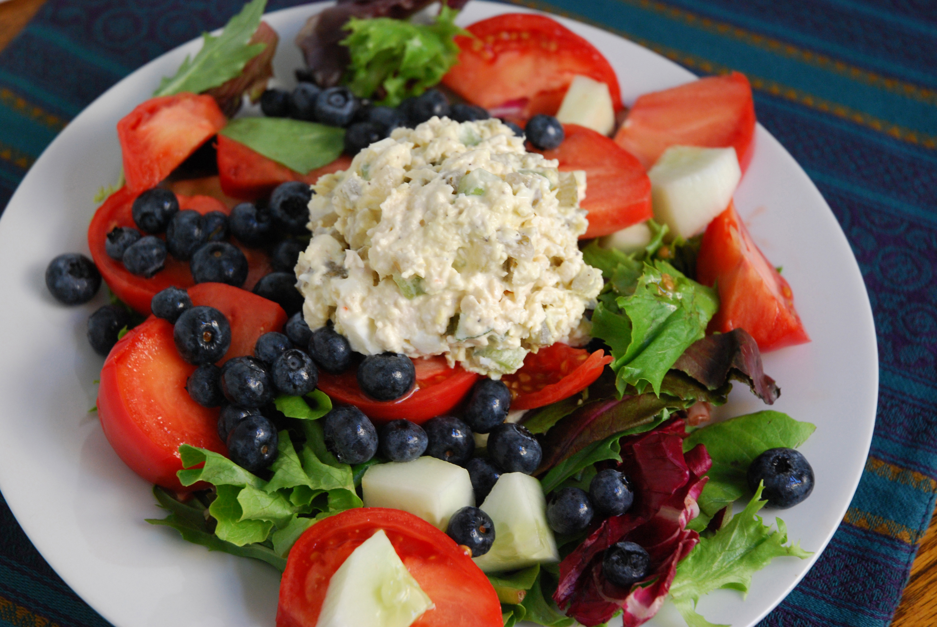 Leafy greens, berries brighten chicken salad The Blade