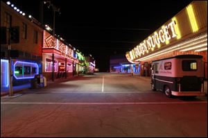 The 1960s-era Vegas strip set of 'Vegas.'