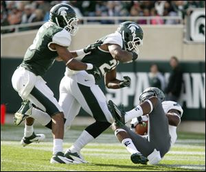 Michigan State's defense ranks sixth nationally in yards allowed per game.
