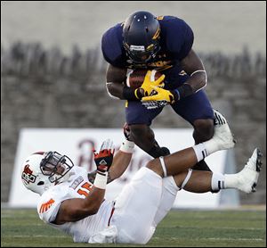 Toledo running back David Fluellen, seen here in action earlier this season, is expected to be available for Saturday's game at Western Michigan.