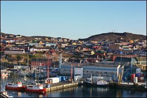Ilulissat is Greenland’s third-largest village. Each summer, it
hosts dozens of researchers and hundreds of tourists