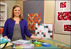 Elizabeth Hartman teaches 'Inspired Modern Quilts' and 'Creative Quilt BBacks' classes online at Craftsy.